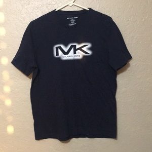 michael kors navy blue tee